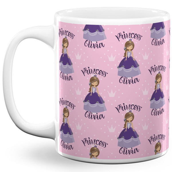 Custom Custom Princess 11 Oz Coffee Mug - White (Personalized)