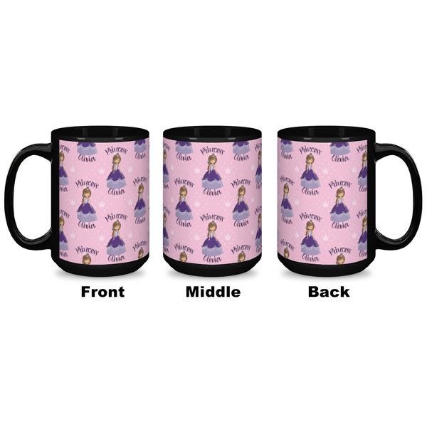 Custom Princess Coffee Mug - 15 oz - Black APPROVAL