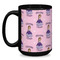 Custom Princess Coffee Mug - 15 oz - Black