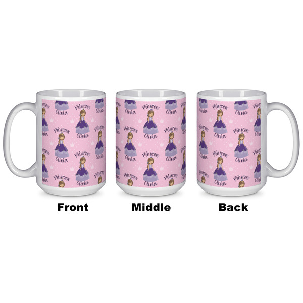 Custom Princess Coffee Mug - 15 oz - White APPROVAL