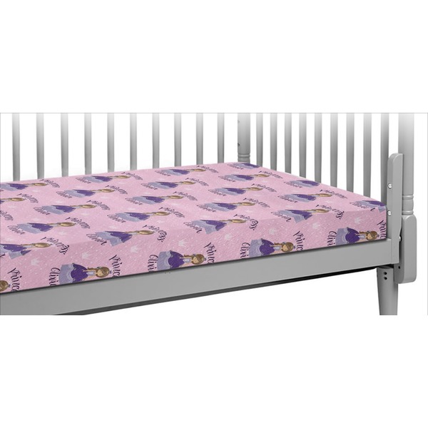 Custom Custom Princess Crib Fitted Sheet (Personalized)
