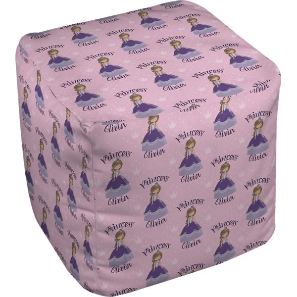 Custom Custom Princess Cube Pouf Ottoman (Personalized)