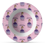 Custom Princess Plastic Bowl - Microwave Safe - Composite Polymer (Personalized)