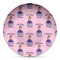 Custom Princess Microwave Safe Plastic Plate - Composite Polymer (Personalized)