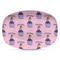Custom Princess Plastic Platter - Microwave & Oven Safe Composite Polymer (Personalized)
