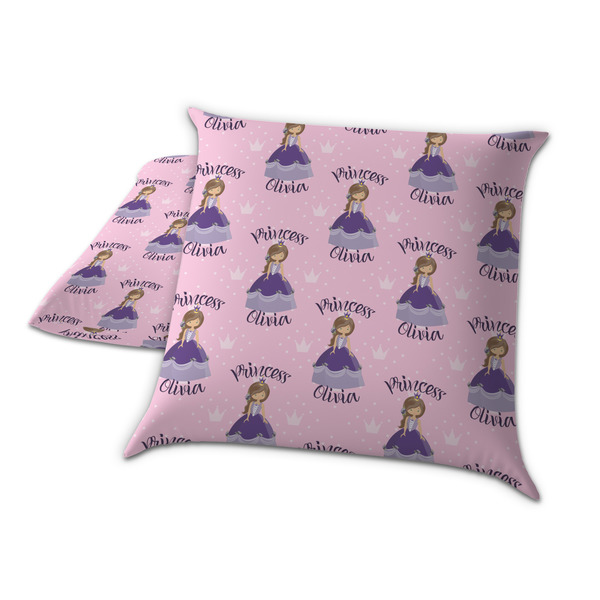 Custom Princess Decorative Pillow Case - TWO