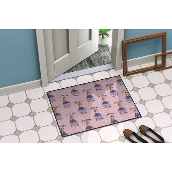 Custom Princess Door Mat Lifestyle