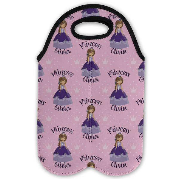 Custom Princess Double Wine Tote - Flat (new)