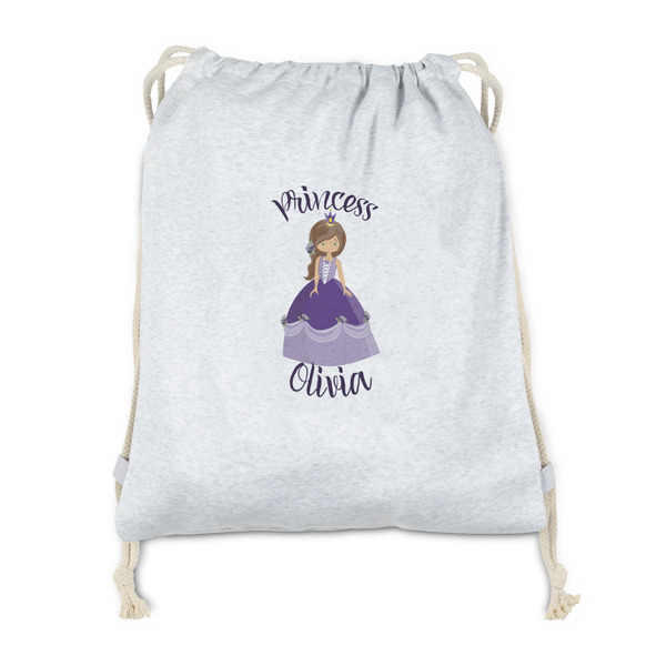 Custom Custom Princess Drawstring Backpack - Sweatshirt Fleece - Double Sided (Personalized)