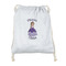Custom Princess Drawstring Backpack - Sweatshirt Fleece - Double Sided (Personalized)