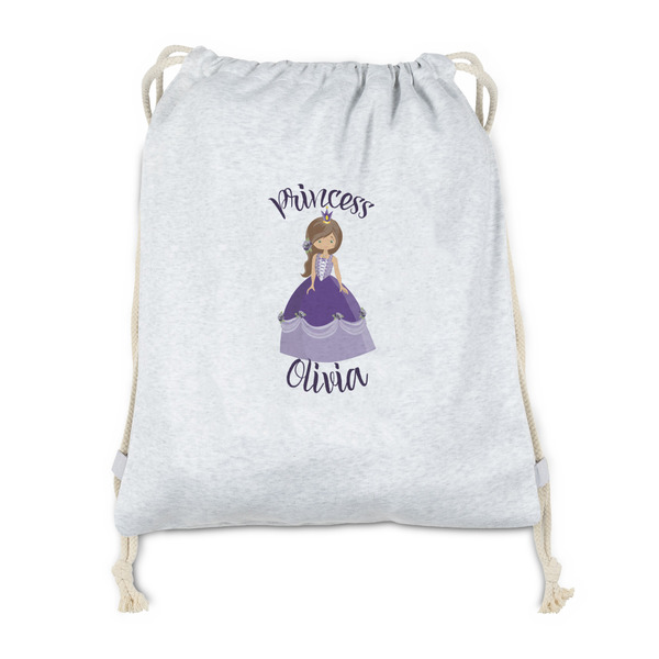 Custom Custom Princess Drawstring Backpack - Sweatshirt Fleece (Personalized)