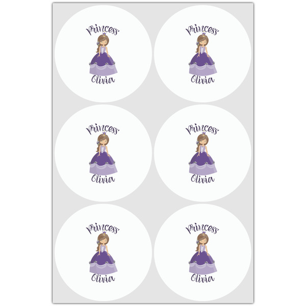 Custom Princess Drink Topper - Large - Set of 6