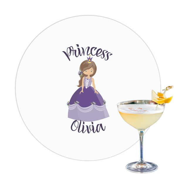 Custom Custom Princess Printed Drink Topper (Personalized)