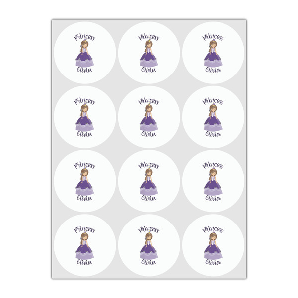 Custom Princess Drink Topper - Small - Set of 12