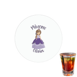 Custom Princess Printed Drink Topper - 1.5" (Personalized)