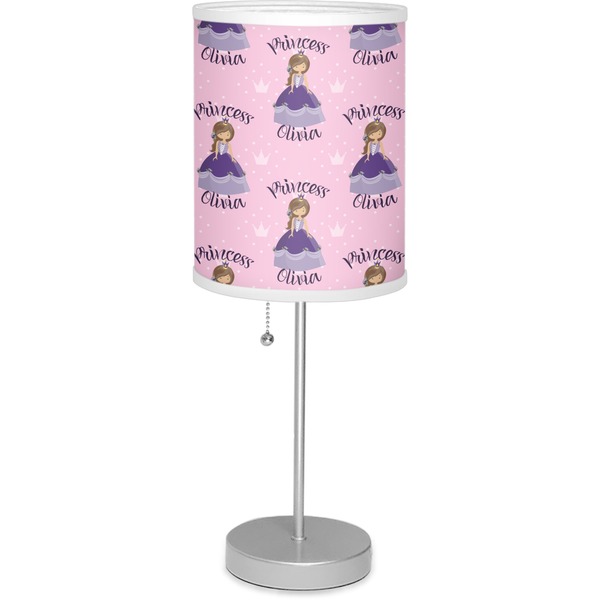 Custom Custom Princess 7" Drum Lamp with Shade Polyester (Personalized)