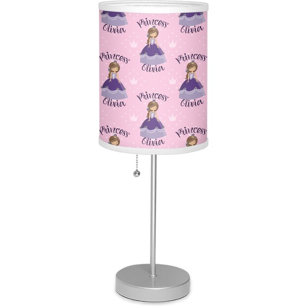 Custom Custom Princess Lamp with Drum Shade (Personalized)