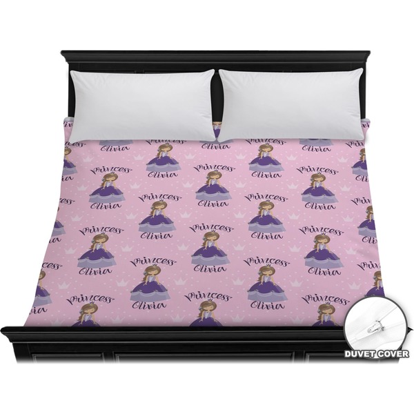 Custom Custom Princess Duvet Cover - King (Personalized)