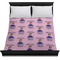 Custom Princess Duvet Cover - Queen - On Bed - No Prop