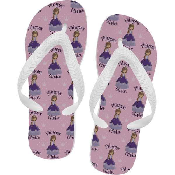 Custom Custom Princess Flip Flops - XSmall (Personalized)