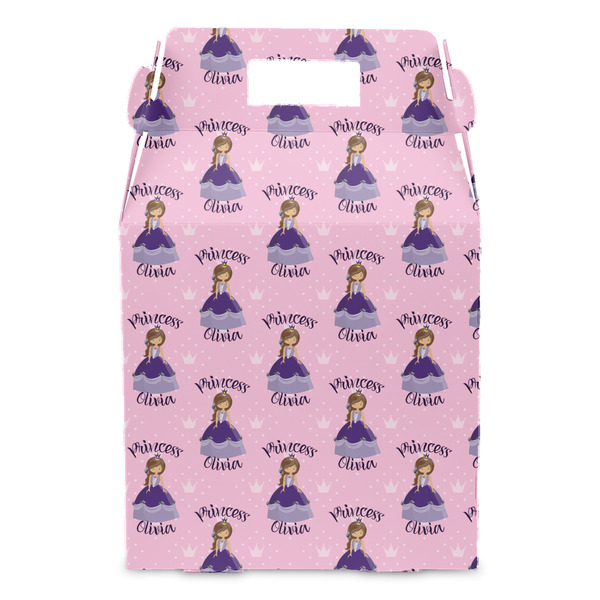 Custom Princess Gable Favor Box - Front