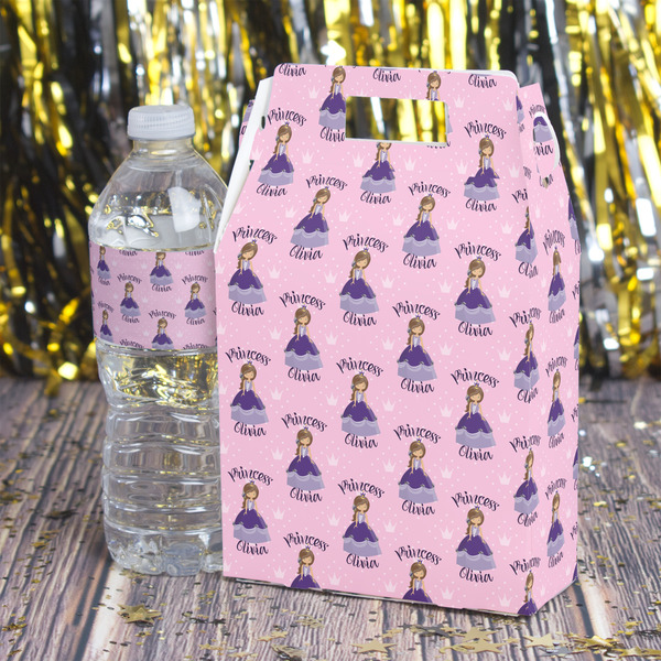 Custom Princess Gable Favor Box - In Context