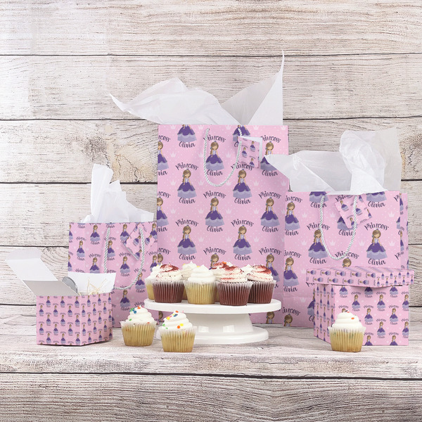 Custom Princess Gift Bags - In Context