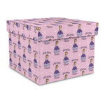 Custom Princess Gift Box with Lid - Canvas Wrapped - Large (Personalized)