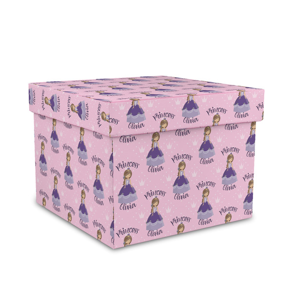 Custom Custom Princess Gift Box with Lid - Canvas Wrapped - Medium (Personalized)
