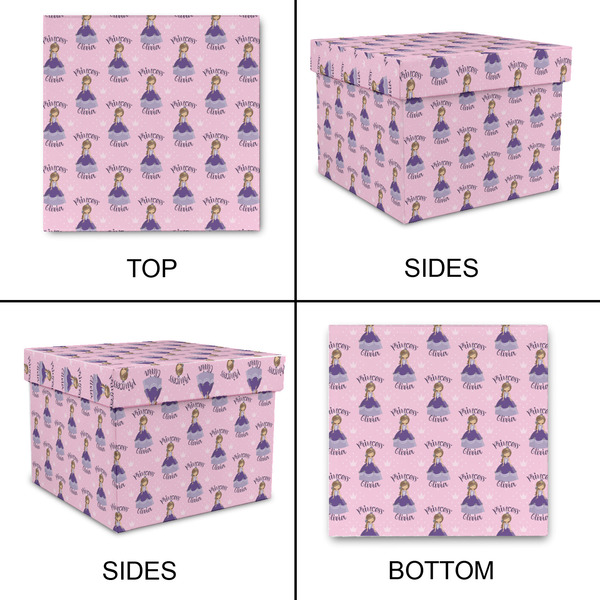 Custom Princess Gift Boxes with Lid - Canvas Wrapped - X-Large - Approval
