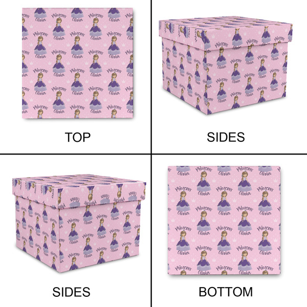 Custom Princess Gift Boxes with Lid - Canvas Wrapped - XX-Large - Approval