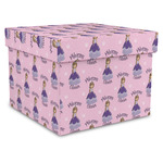 Custom Princess Gift Box with Lid - Canvas Wrapped - XX-Large (Personalized)