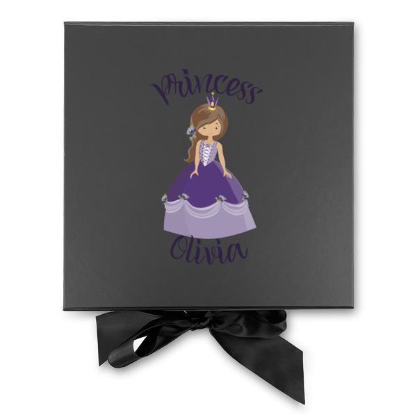 Custom Princess Gift Boxes with Magnetic Lid - Black - Approval