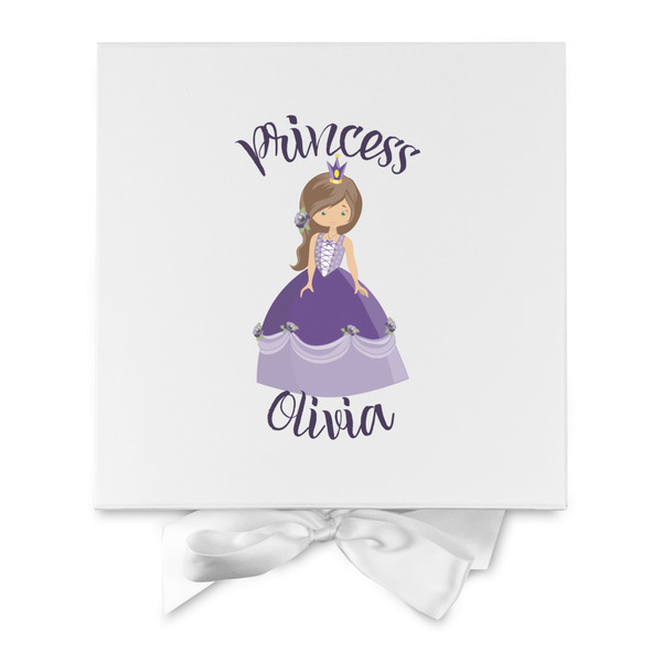 Custom Princess Gift Boxes with Magnetic Lid - White - Approval