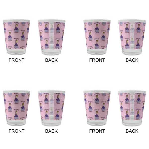Custom Princess Glass Shot Glass - Standard - Set of 4 - APPROVAL