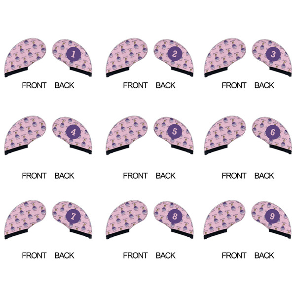 Custom Princess Golf Club Covers - APPROVAL (set of 9)