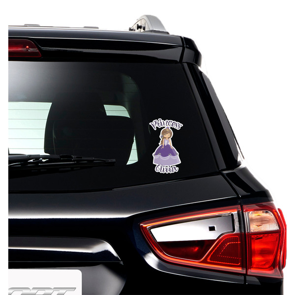 Custom Princess Graphic Car Decal (On Car Window)