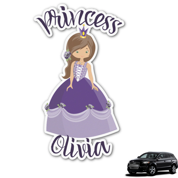 Custom Custom Princess Graphic Car Decal - Custom Size (Personalized)