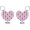 Custom Princess Heart Keychain (Front + Back)