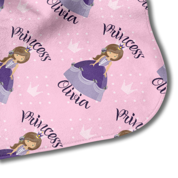 Custom Princess Hooded Baby Towel- Detail Corner