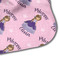 Custom Princess Hooded Baby Towel- Detail Corner