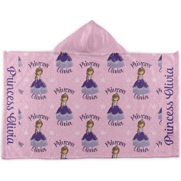 Custom Custom Princess Kids Hooded Towel (Personalized)