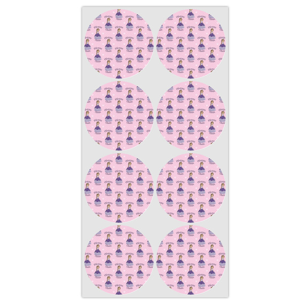 Custom Princess Icing Circle - Medium - Set of 8