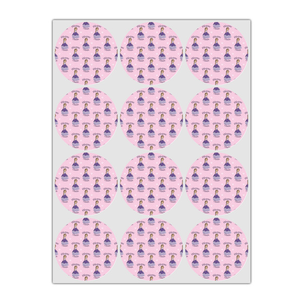 Custom Princess Icing Circle - Small - Set of 12