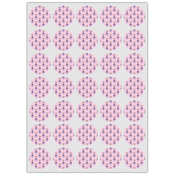 Custom Princess Icing Circle - XSmall - Set of 35