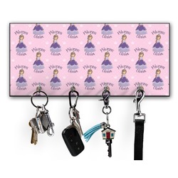 Custom Princess Key Hanger w/ 4 Hooks w/ Graphics and Text