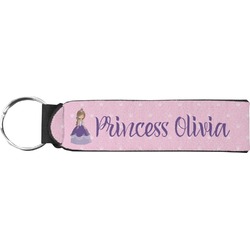 Custom Princess Neoprene Keychain Fob (Personalized)