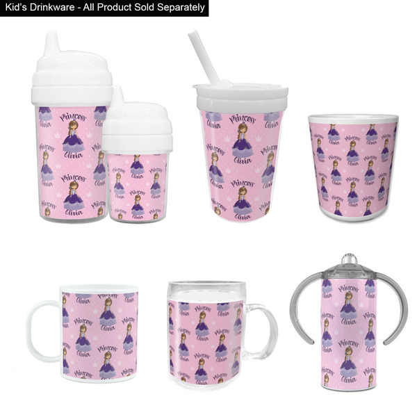 Custom Princess Kid's Drinkware - Customized & Personalized
