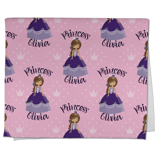 Custom Custom Princess Kitchen Towel - Poly Cotton w/ Name All Over