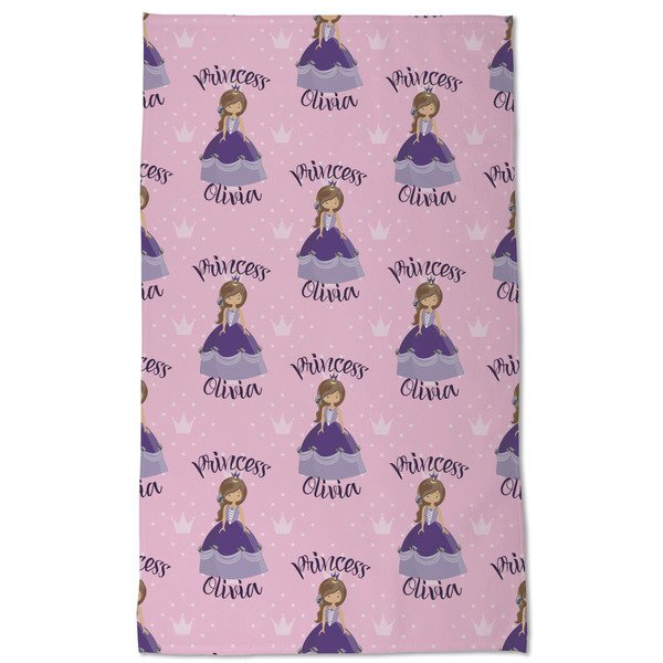 Custom Princess Kitchen Towel - Poly Cotton - Full Front